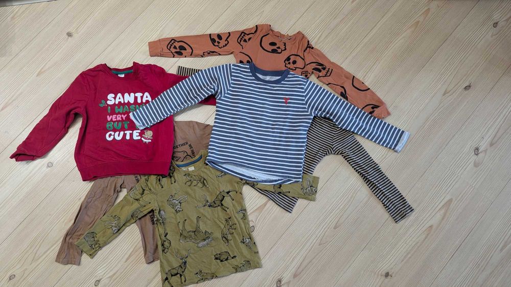 Лот детски блузи с дълъг ръкав и суичъри 122  6-7-8 години за момче