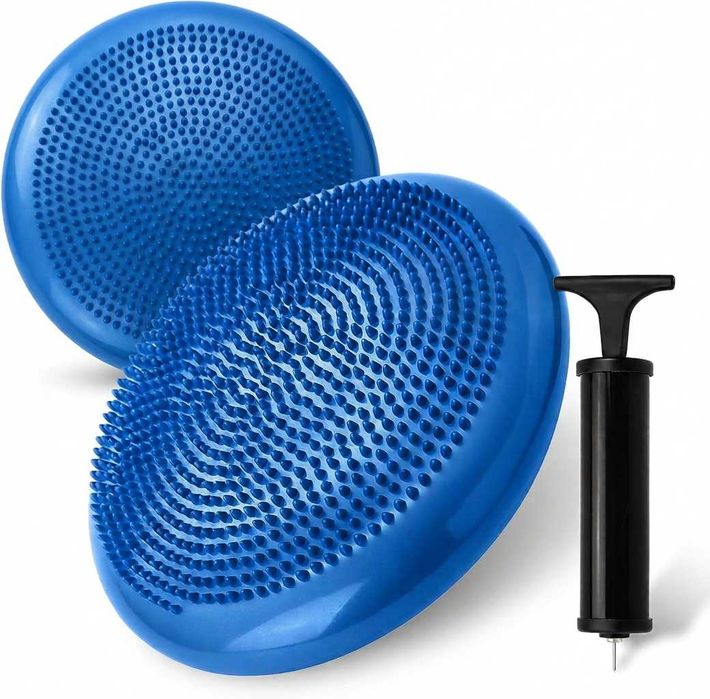 Perna de echilibru cu pompa inclusa disc balans 32 cm albastru