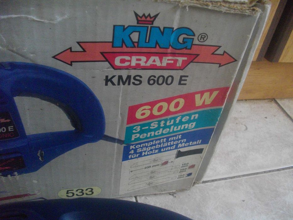Нов Саблен Реципрочен Трион Ел.Ножовка KING CRAFT / BOSCH Швейц / Герм