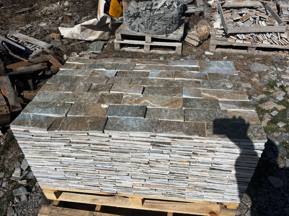 Естествен камък оформен - мултиколор