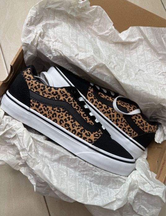 Vans, cheetah, кецове, 37 номер, леопардов принт