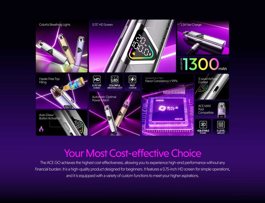 Tigari electronice - Kit Pod Vozol Ace Go
