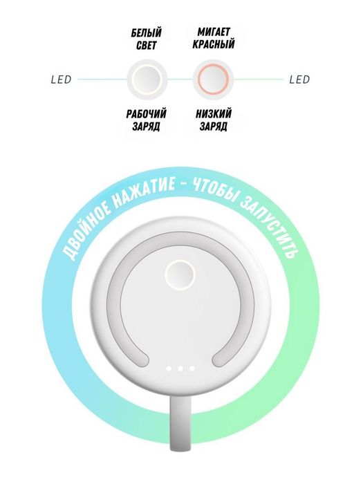 Fresh juice portable blender белый