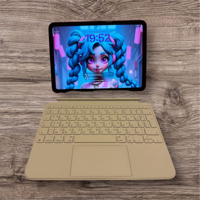 Apple Ipad 10th 256GB Wi-Fi Cellular Комплект-клавиатура,молив и калъф