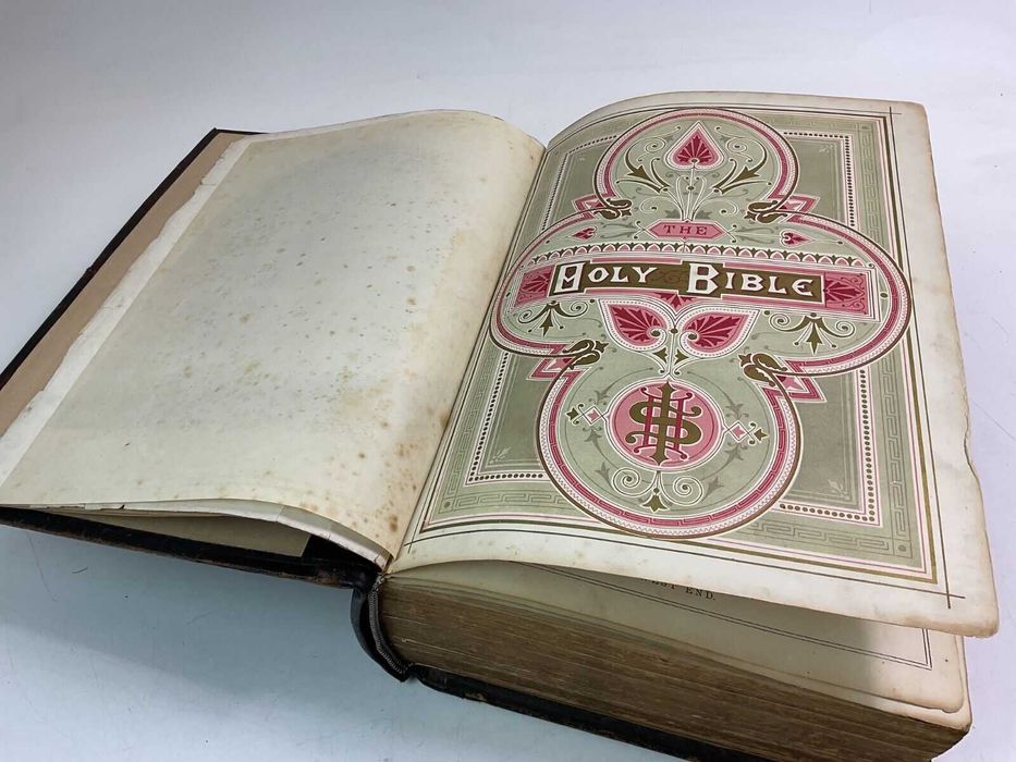 Biblia / Biblie veche , , engleza ,1875 , 5 kg, 33 x 26 x 9.5cm