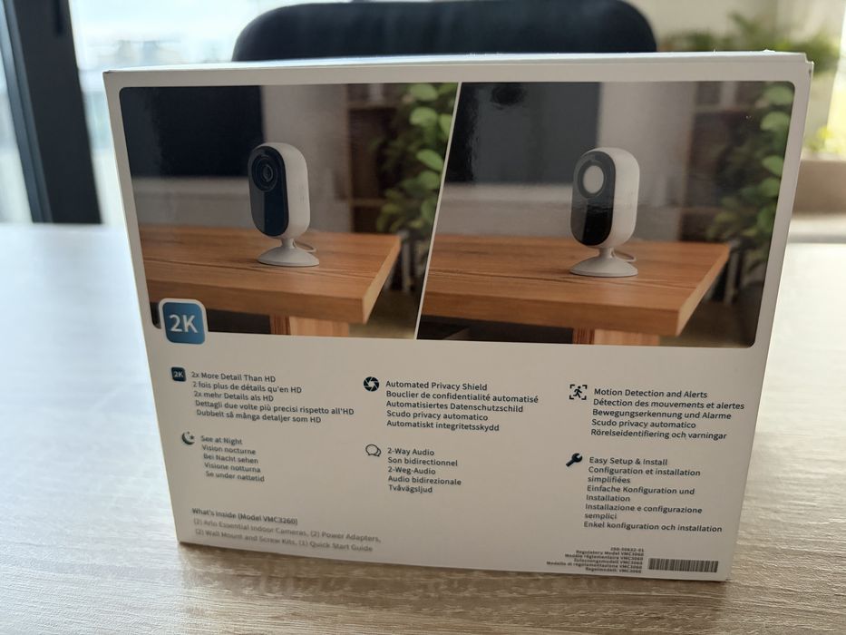 Arlo Essential Indoor Camera 2nd Generation (комплект от 2 броя)