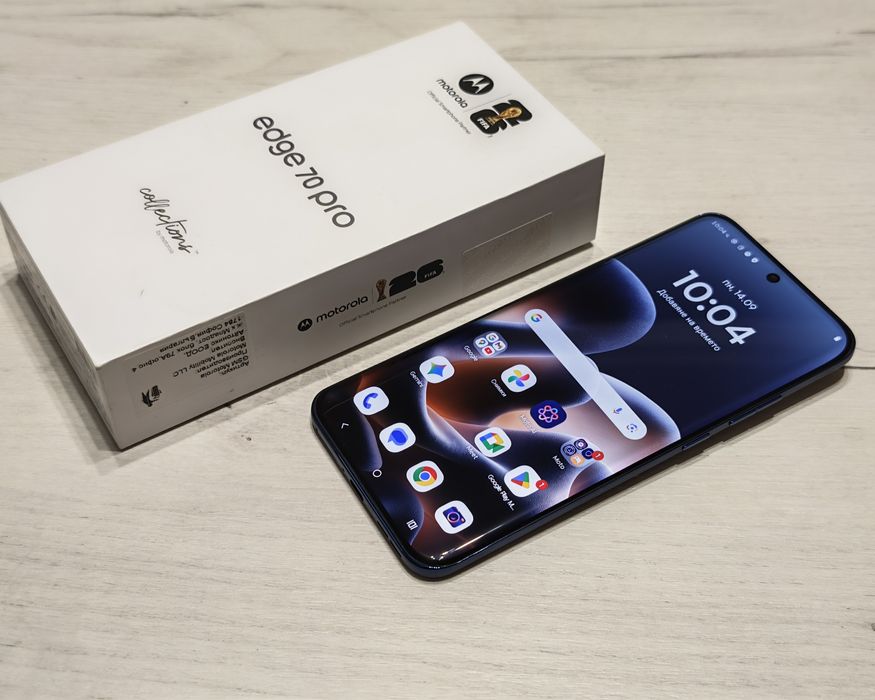 Нов Motorola Edge 70 Pro 256 GB 36 м гаранция