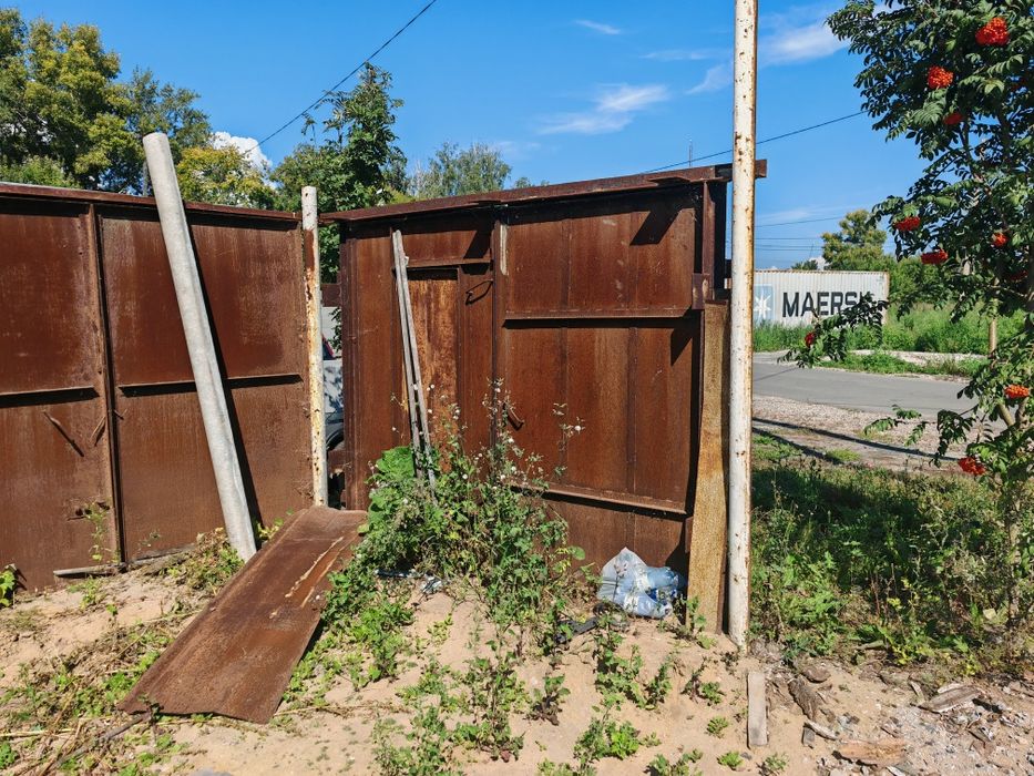 Ворота для гаража железные