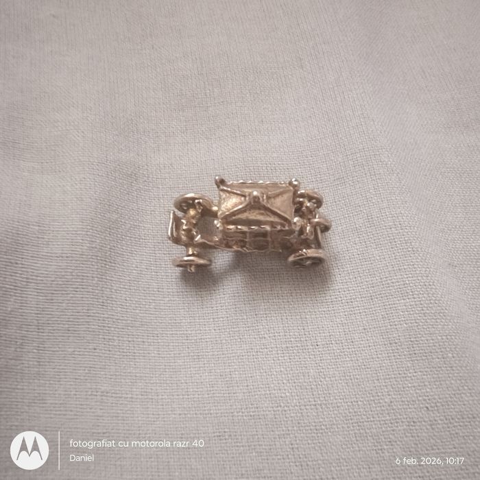 Pandantiv aur 9K caleașcă – bijuterie fină, model rar