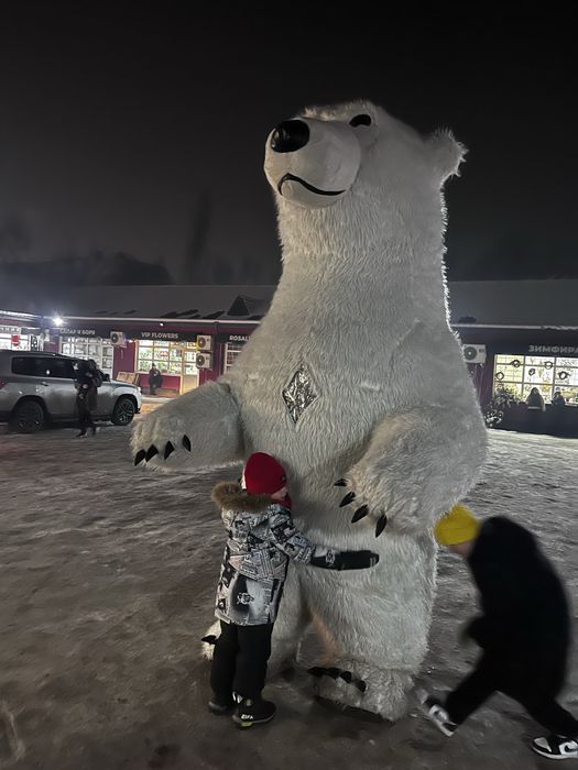 Белый мишка Умка аниматоры