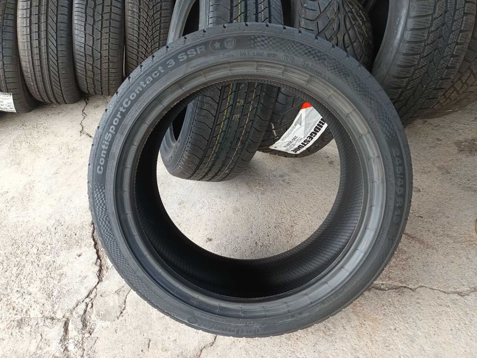 1 Нова лятна гума 245/45R19 Continental SportContact 3* RunFlat 98W XL