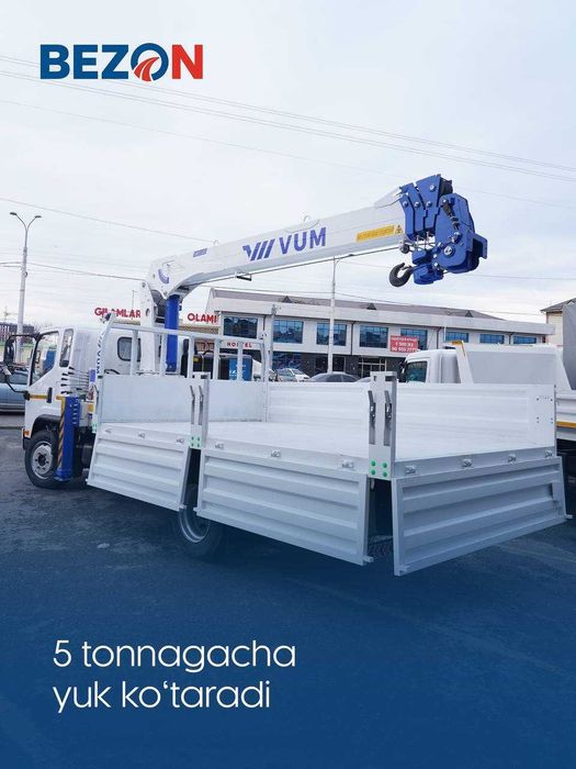 Сотувга тайёр!!!  Кран-манипулятор FAW Tiger V [5 тонна]