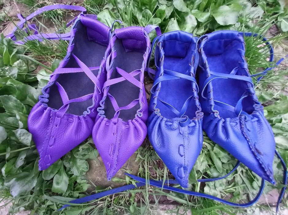 Opinci traditionale din piele naturala