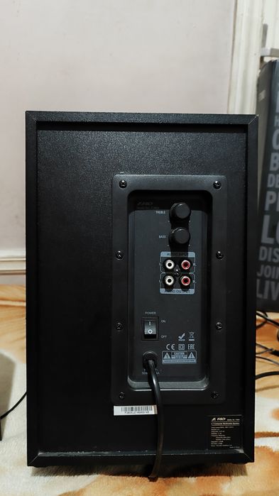 Колонка F&D F380X — отличное состояние! Bluetooth, мощный звук