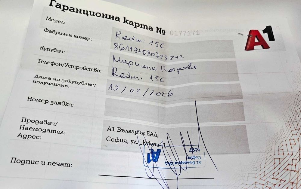 !!!ГАРАНЦИЯ!!! Xiaomi Redmi 15C 4/128 01327-26