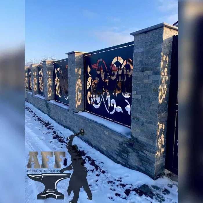 Porti, panouri, automatizari de gard, decupate la plasma