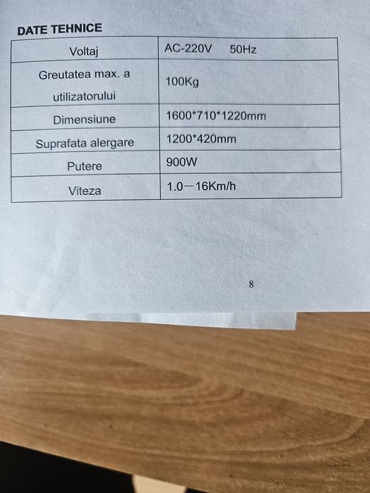 Banda alergare profesionala