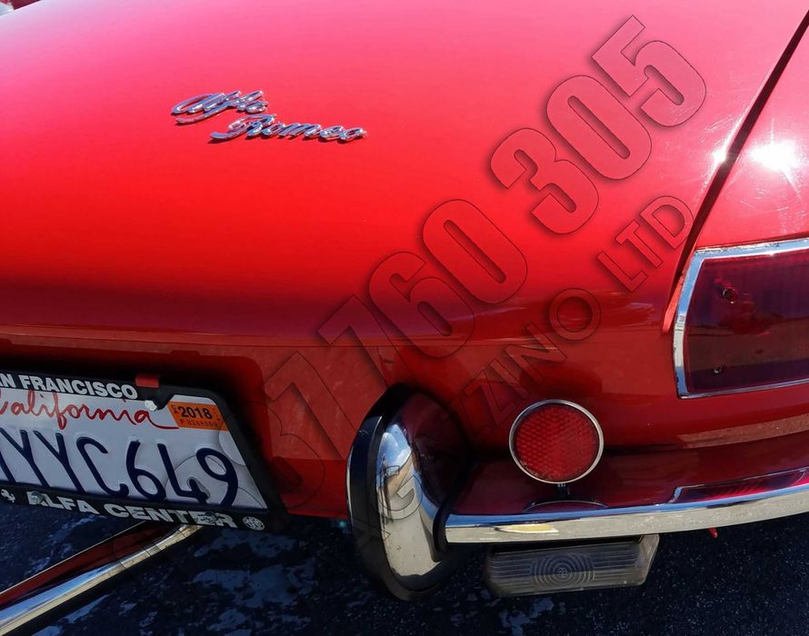 Метална Емблема Алфа Ромео Надпис за Задния Капак