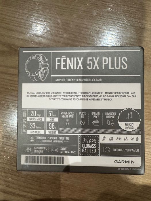 Garmin Fenix 5X plus