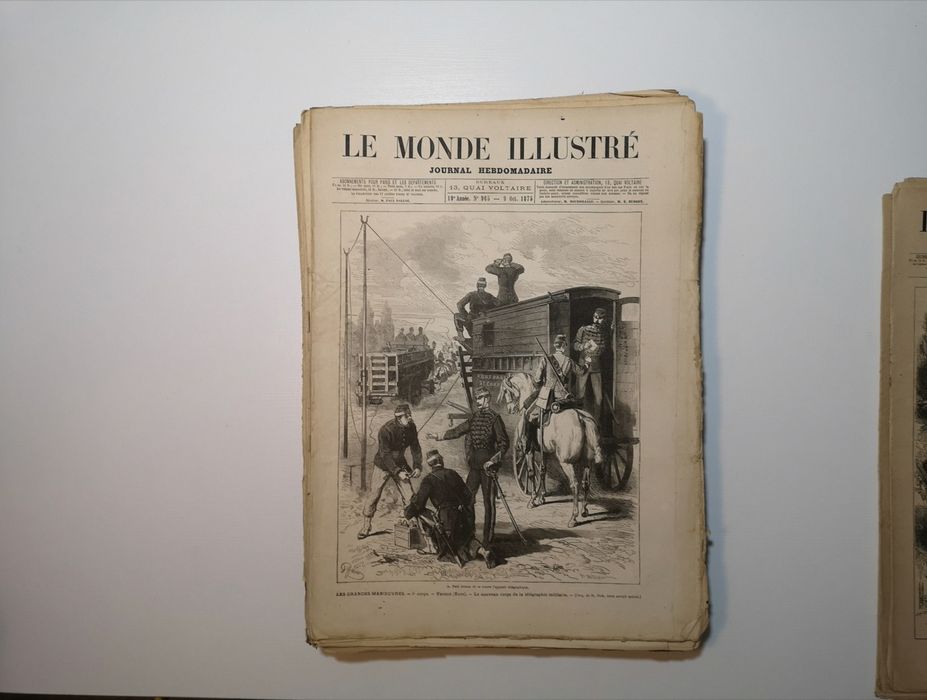 Revista Le Monde illustre secolul XIX 1875