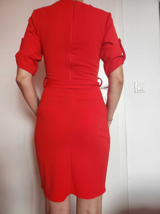 Rochie bodycon rosie XS-S