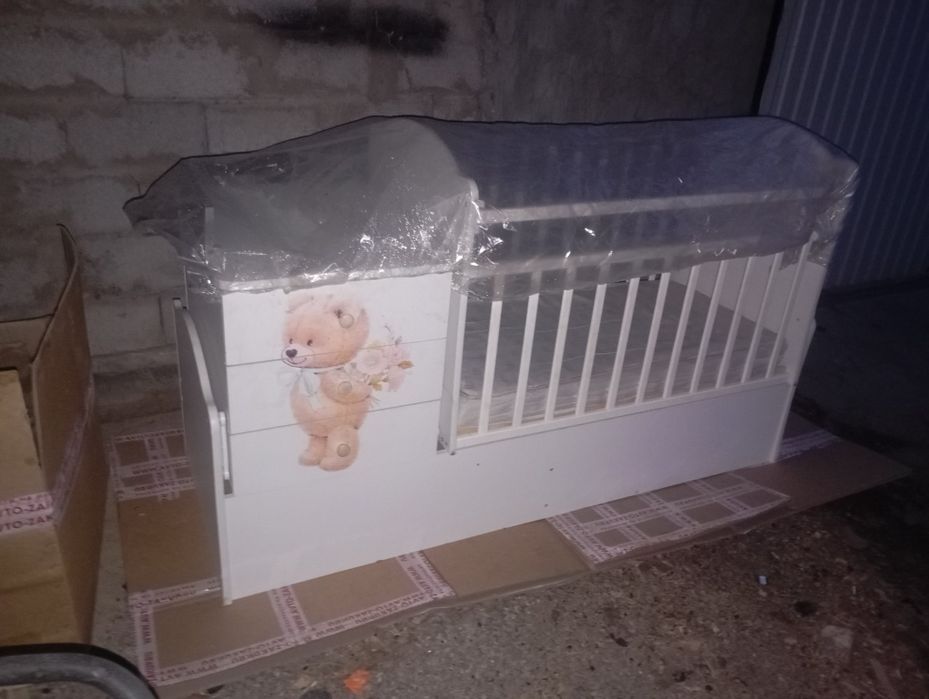 Детская кроватка, трансформер