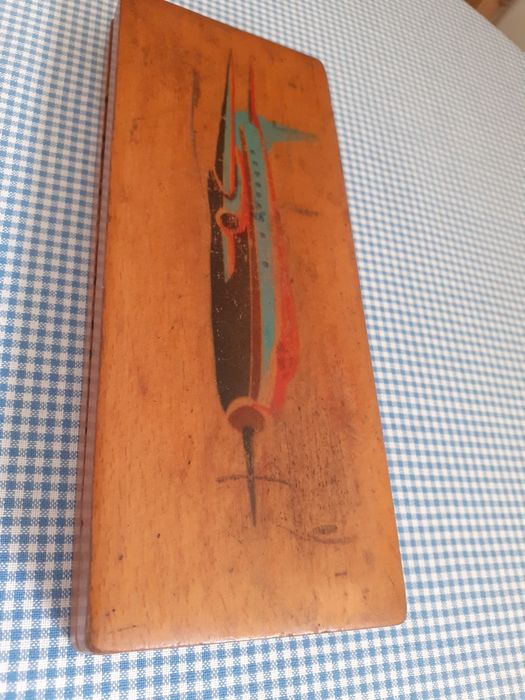 Penar vechi Romanesc din lemn scoala, Avion ,perioada comunista PCR