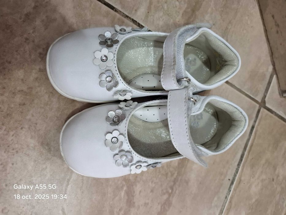 Balerini albi fetite, Bambini, marimea 22