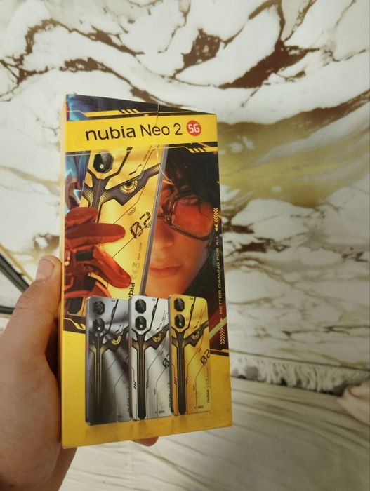 Nubia Neo 2 5G telefoni xotira 8+ 12 Ram 256 GB xotira Pubg uchun