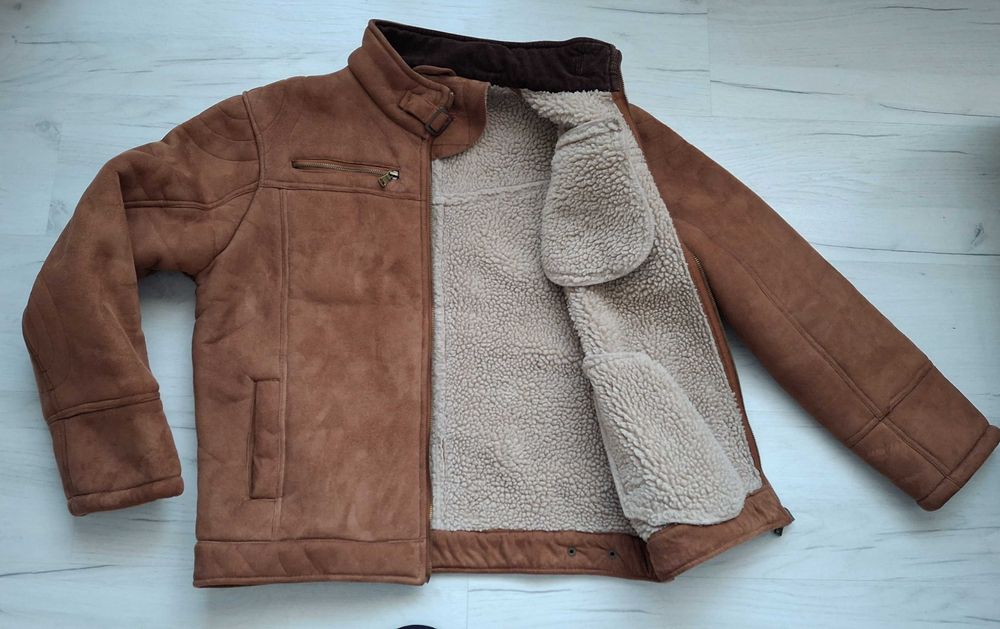 Мъжко яке с каракул