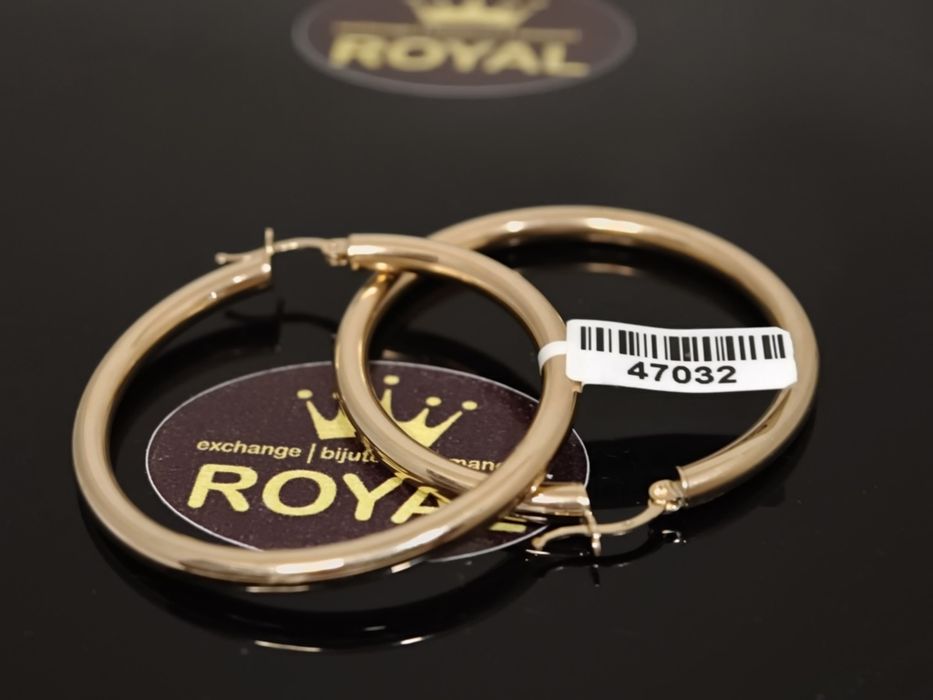 Bijuteria Royal: Cercei aur 14k/8.04 gr