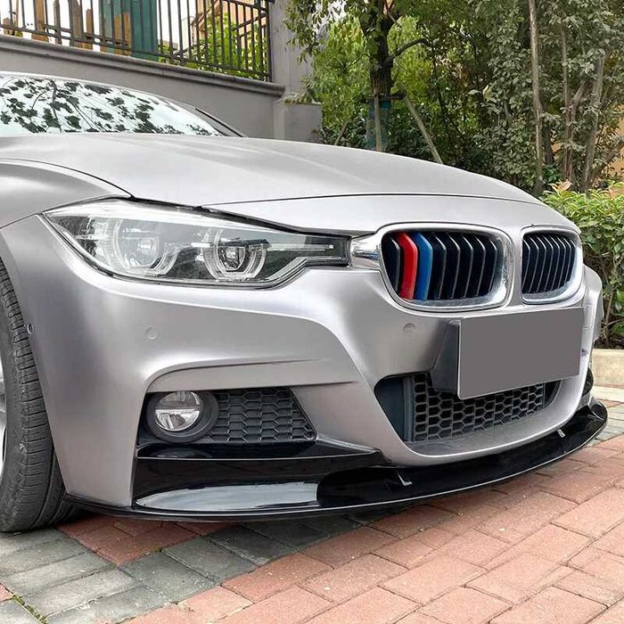 Lip Bara Fata BMW Seria 3 F30 F31 2012-2018 Negru Lucios
