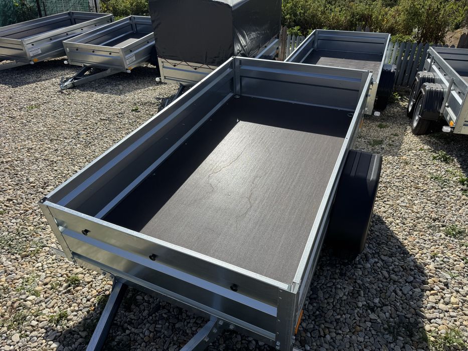 Remorca nouă 750 kg, 205x114 cm, CIV+RAR efectuat,  posibilitate RATE!! Preț redus!!