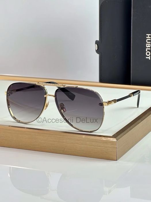 Ochelari de Soare Hublot H101 Noi Full Box [Verificare Colet] Gold
