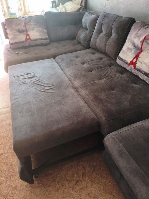 Большой угловой диван ортопедический