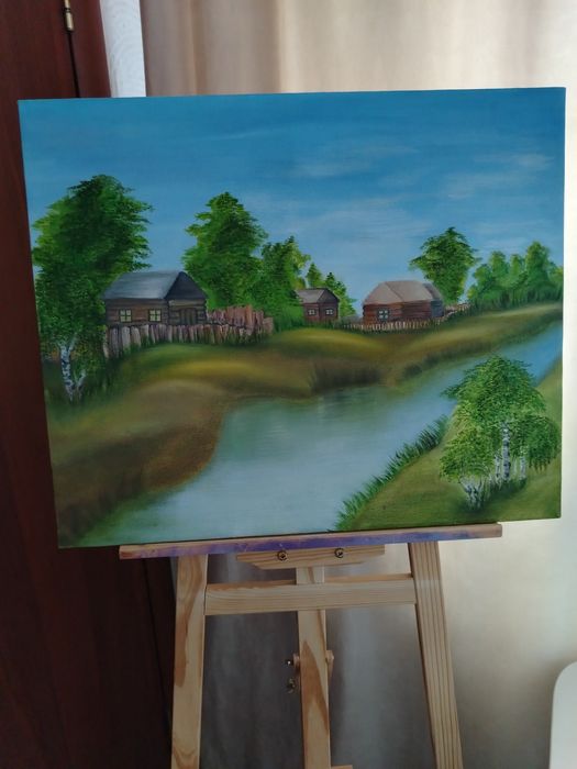 Картины, масло.,акрил.. Ручная работа