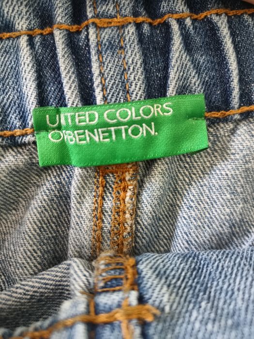 Детска дънкова оригинална пола Benetton