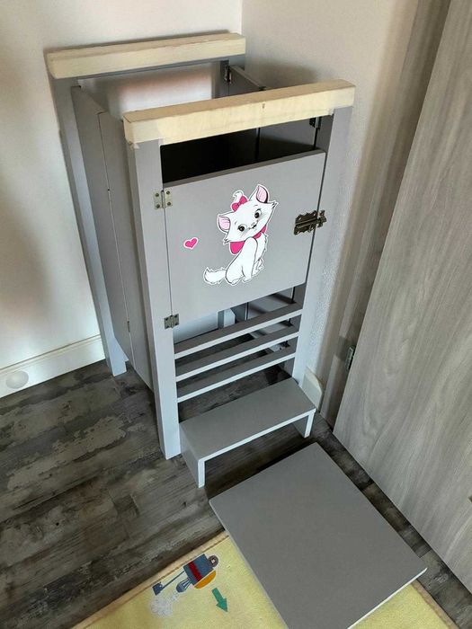 Vand patut , saltea patut plus toate accesorile patutului balansoar electric , turn de invatare
