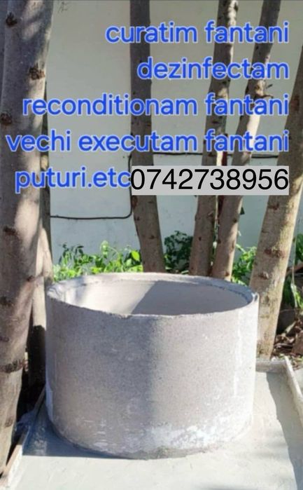 Fantanar puțuri fântântani