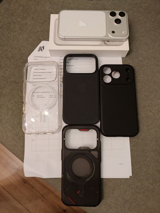Iphone 17 pro silver /256gb