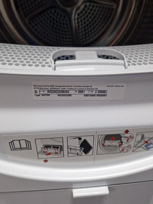 Сушилня Siemens IQ500 A+++ 8 кг