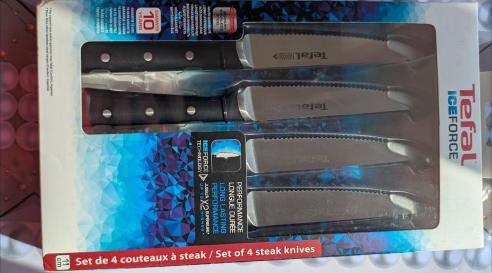 Set 4 cuțite Tefal