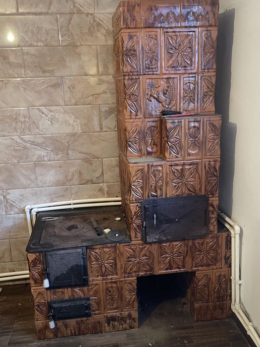 Vand soba teracota cu plită