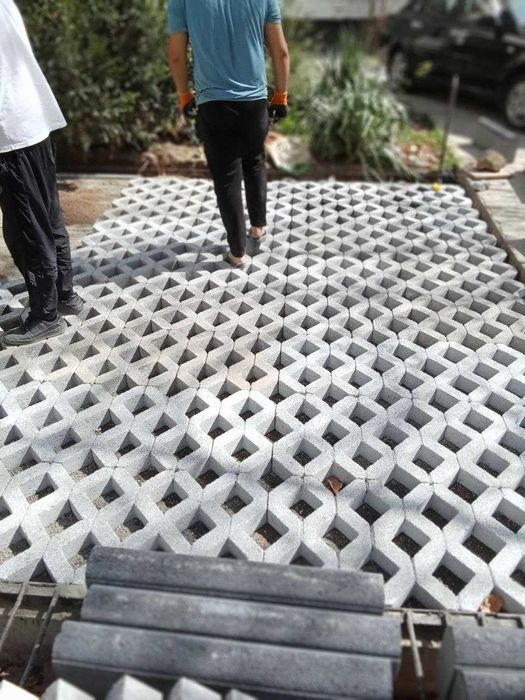 Брусчатка, тротуарная плитка, газонная решетка