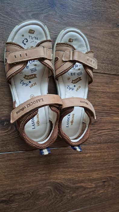 Детски сандали от естествена кожа