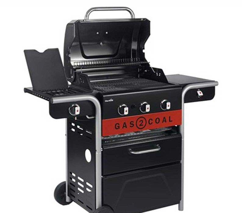 Gratar pe gaz si carbuni hibrid Char-Broil Gas2Coal - 3 + 1 arzatoare