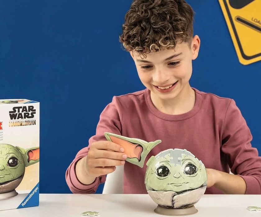 3D Пъзел топка Ravensburger 72 ел. - Мандалорецът: Грогу