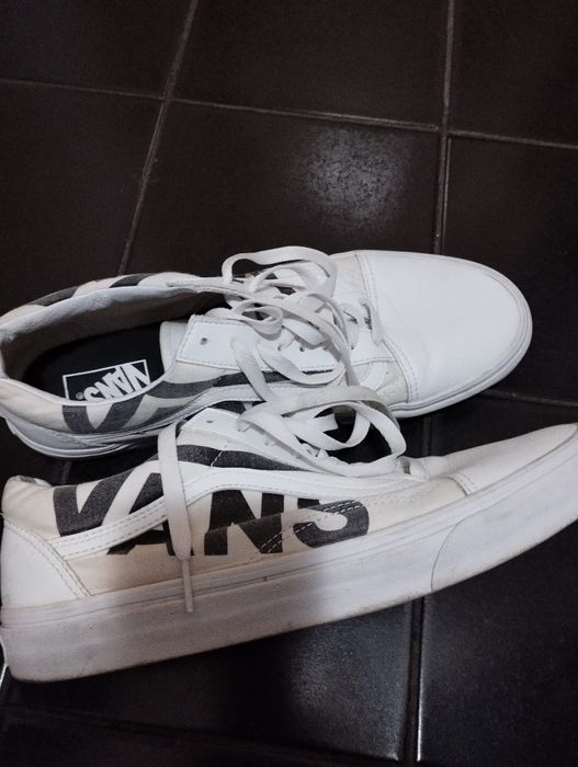 vans teniși  din piele/pânză