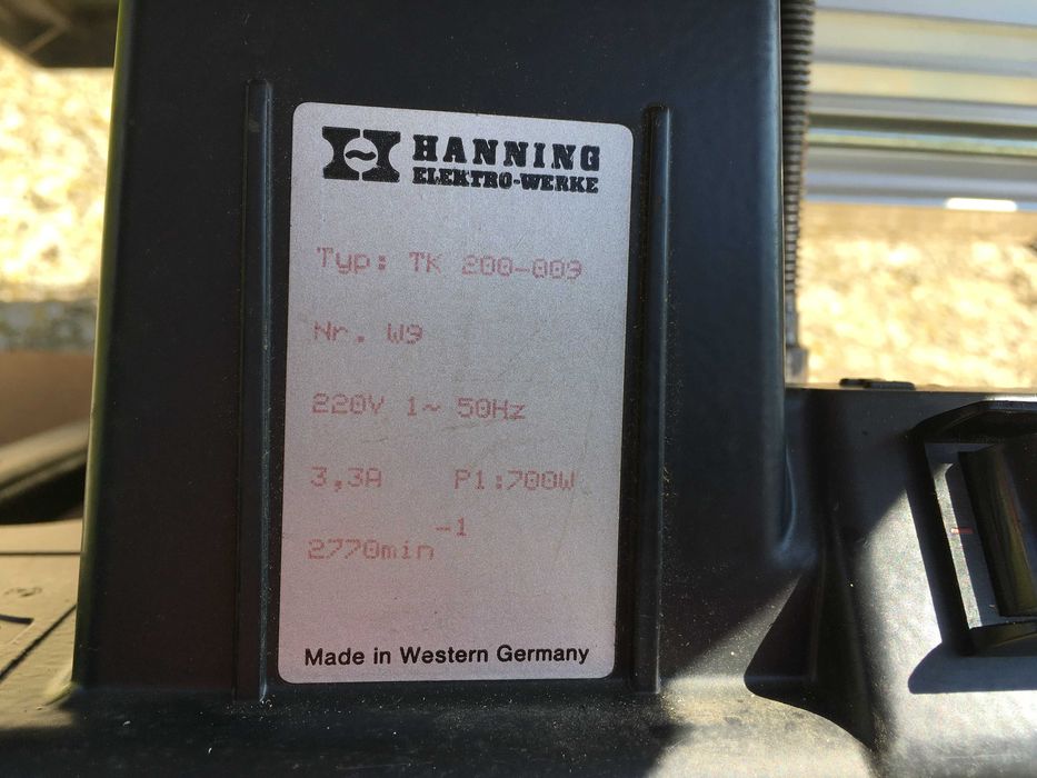 немски настолен циркуляр "Hanning"