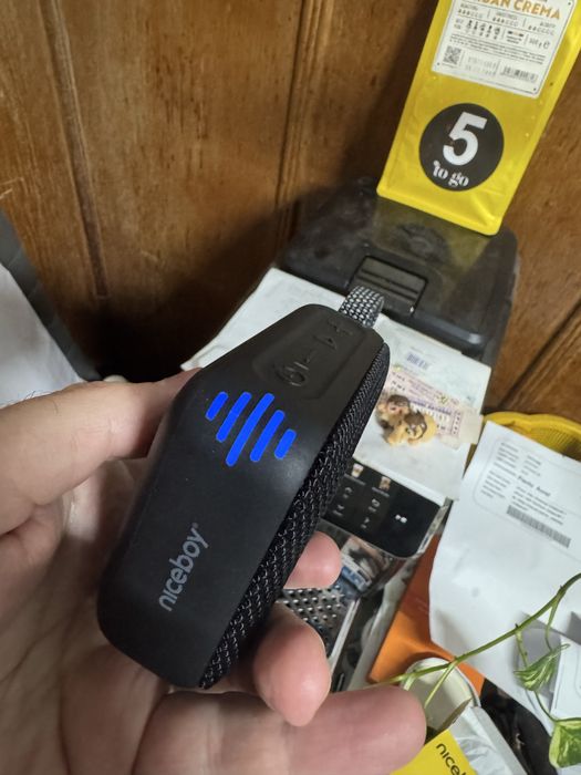 Mini boxa difuzor Bluetooth wireless Niceboy similar bose, jbl , beats etc noua in cutie sigilata